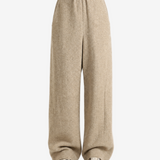 Tan pants, full body view