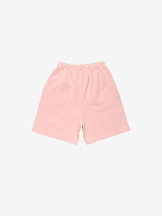 Pink shorts, front view