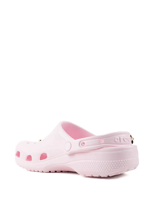 Pink shoes, side view