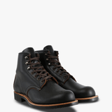 Black boots, front view