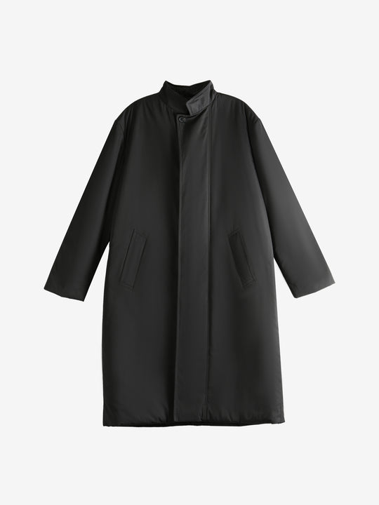 Black coat,front view