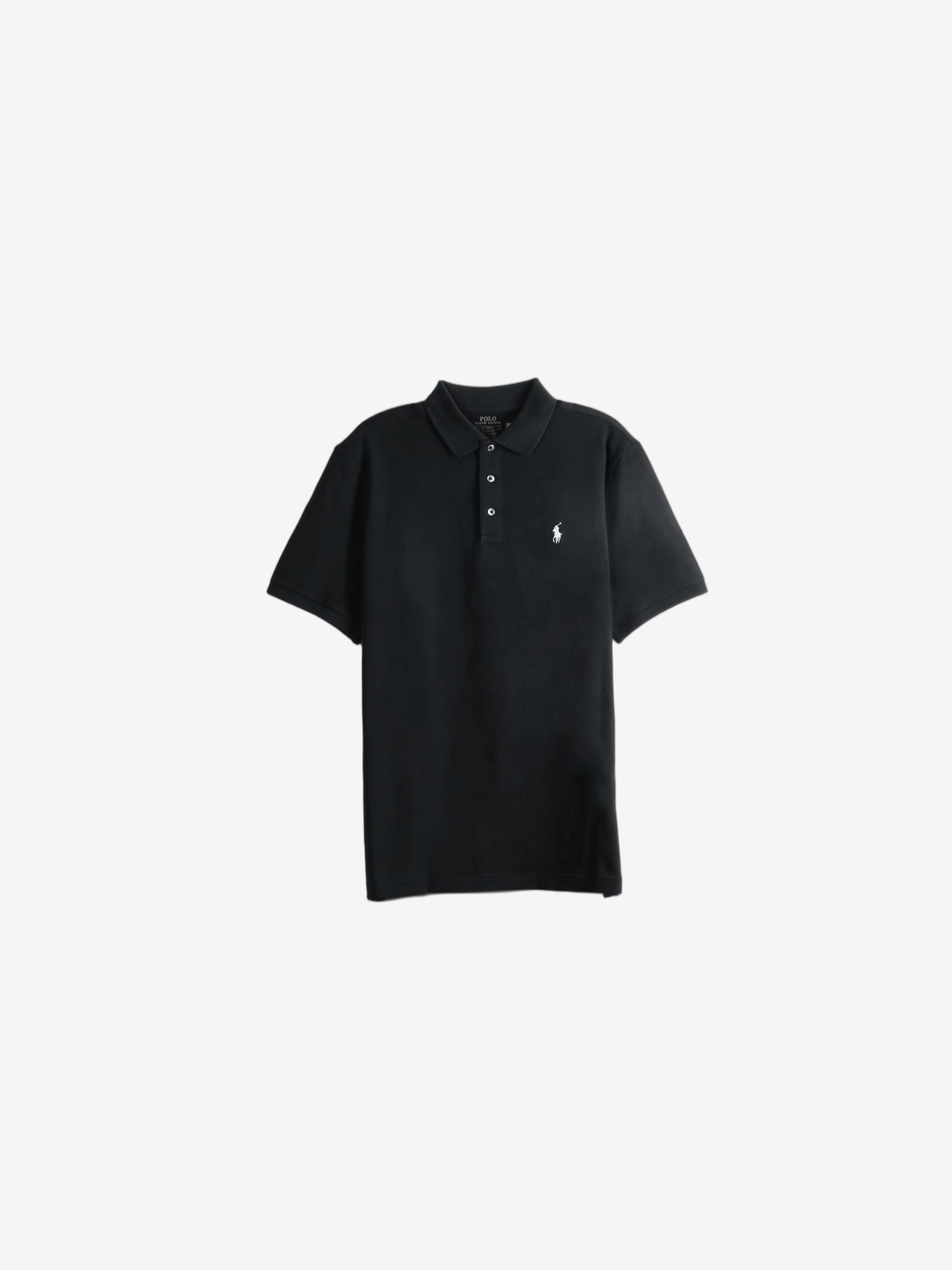 Black shirt, front view