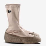 Tan shoes, front view