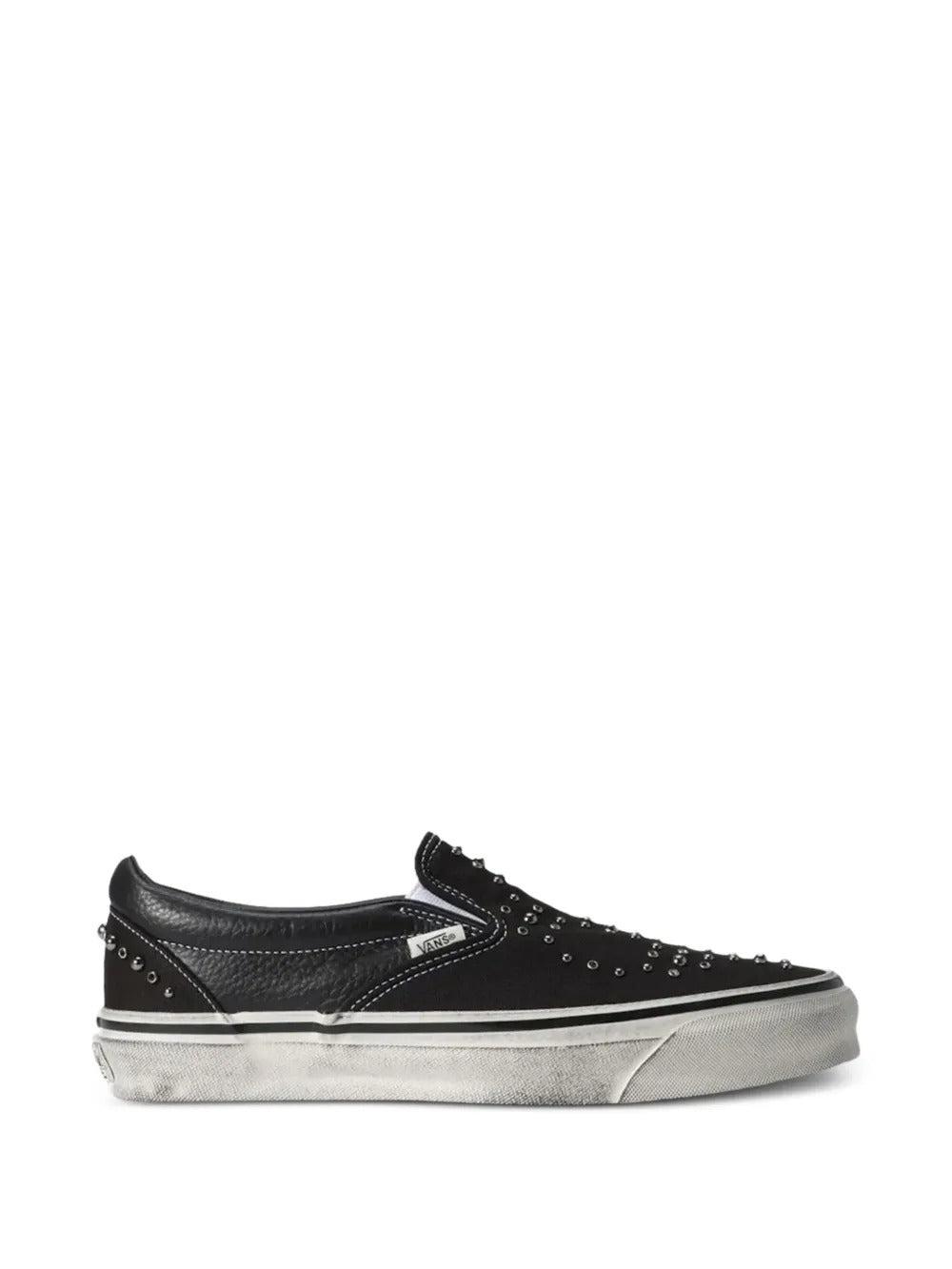 Black sneakers, front view
