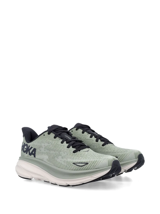 Green shoes, front view