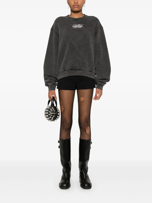 T BY ALEXANDER WANG - Women Crewneck Sweatshirt With Blade Logo