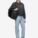 Black hoodie, full body view