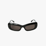 Black glasses, front view