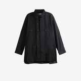Black shirt, front view