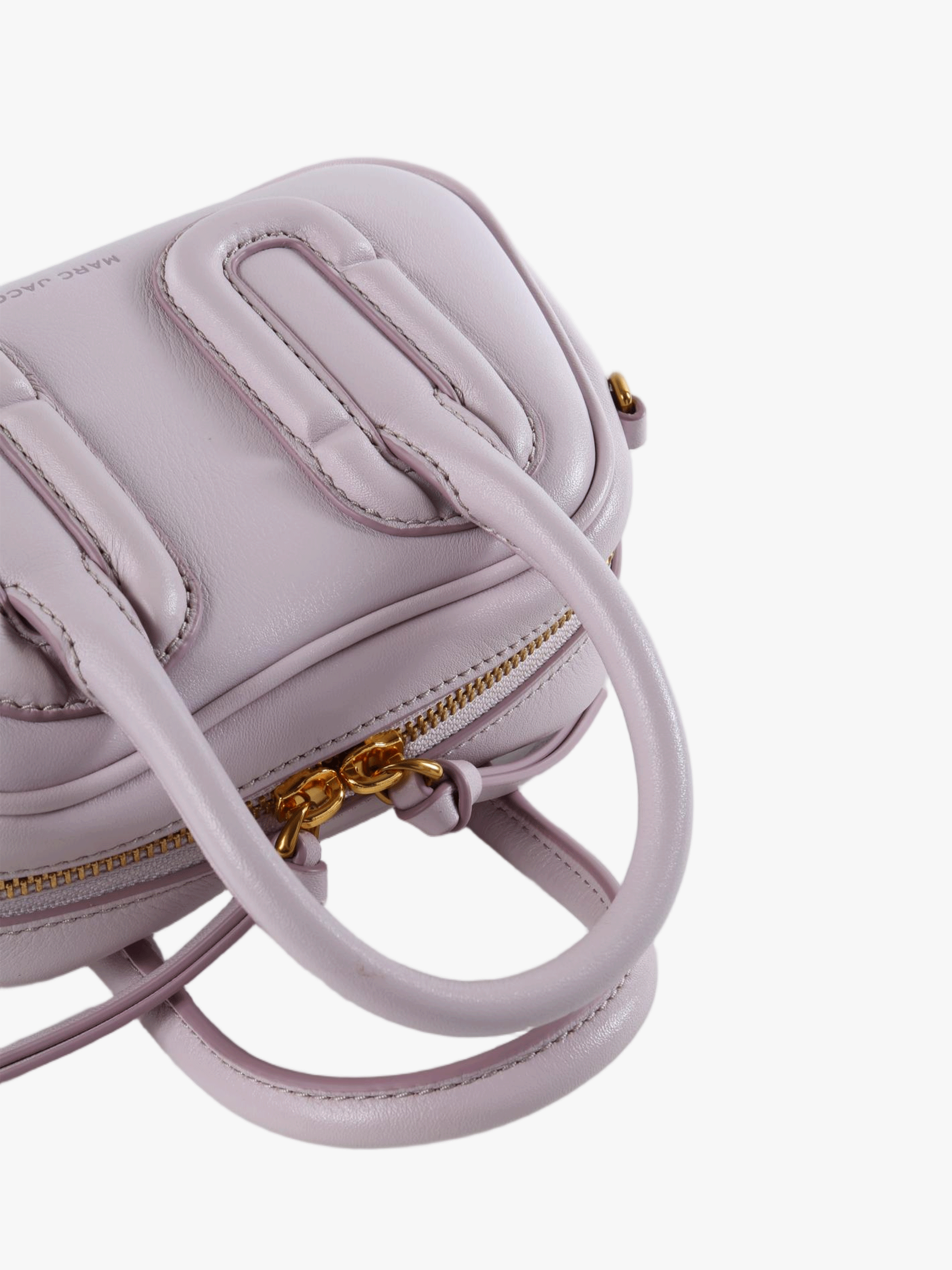Purple bag, front view