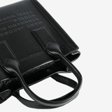 Black bag, front view