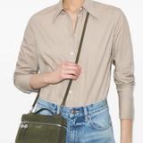 TORY BURCH - Women Romy Suede Slim Top Handle Bag