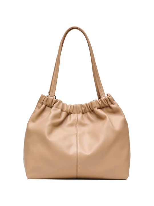 Brown bags, back view