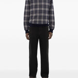 BURBERRY - Men Jacquard Check Crew Neck Top