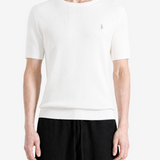 White hoodie, full body view