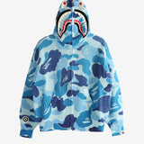  Blue hoodie,front view.