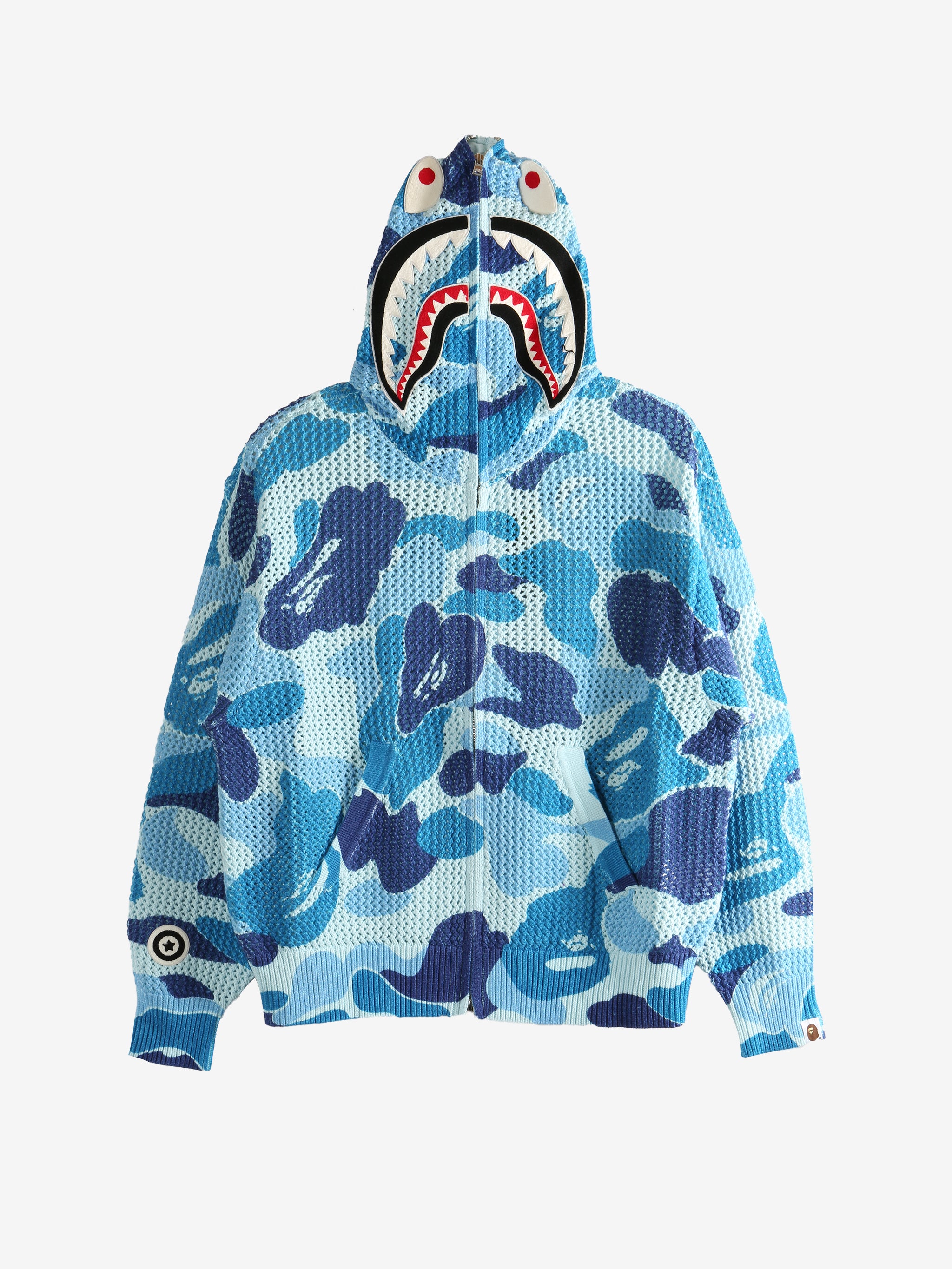  Blue hoodie,front view.