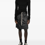 Black short, full body view