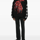 THUG CLUB - Men Tc Bone Cross Hoodie