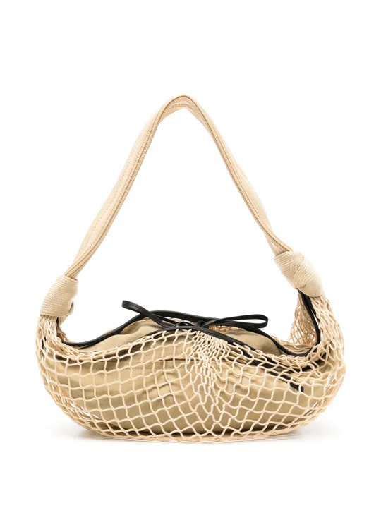 yellow bags,front view