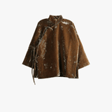 Brown jacket, front view