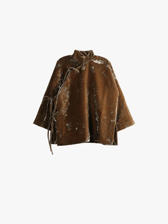 Brown jacket, front view