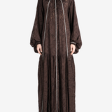 Brown dress, front view
