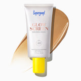White sunscreen, front view