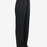 MARINE SERRE - Women Moon Sun Satin Jacquard Drawstring Trousers