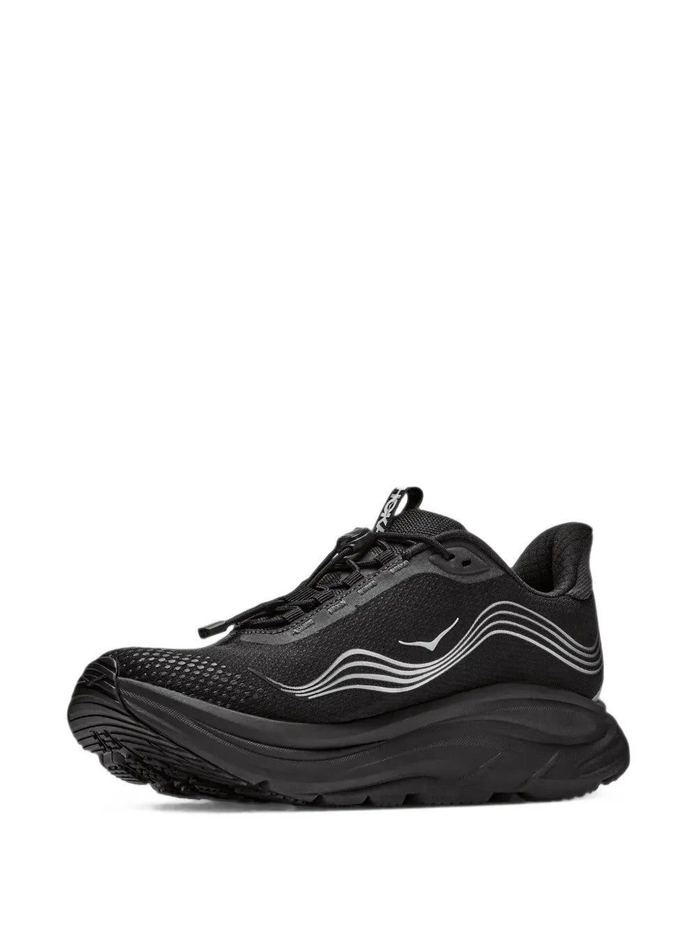 Black shoes, front view