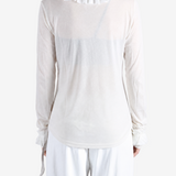 ANN DEMEULEMEESTER - Women Inna Ruffledcollar Wrinkled Cropped Longsleeve Top