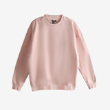 Pink sweatshirt, front view