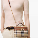 Tan bag, front view