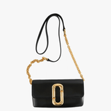 Black accessories, front view