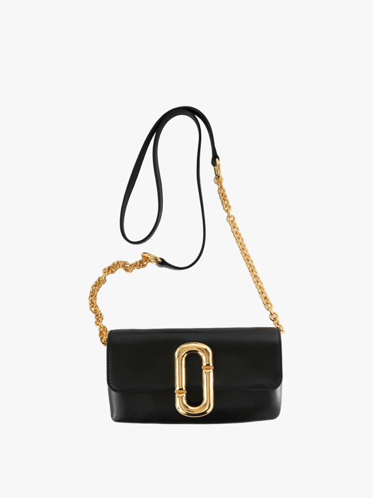 Black accessories, front view