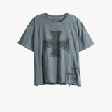 Grey t-shirt, front view