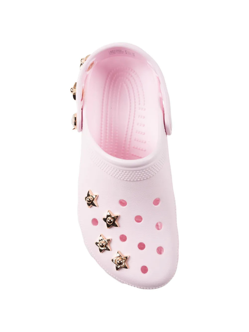 Pink shoes, front view