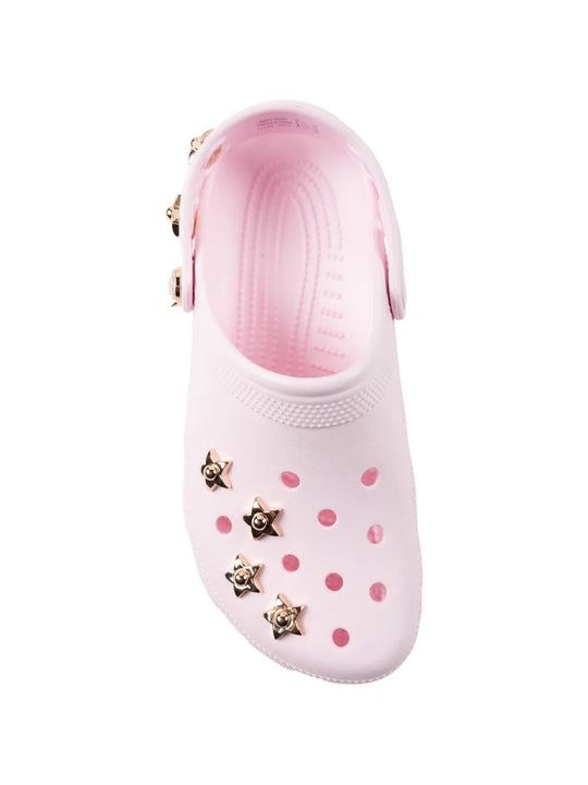 Pink shoes, front view