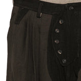 ZIGGY CHEN - Men Long Trousers With Pull Tabs Pants