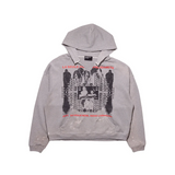Grey hoodie, front view