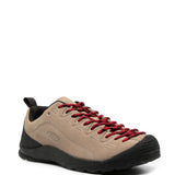 Tan sneaker, side view