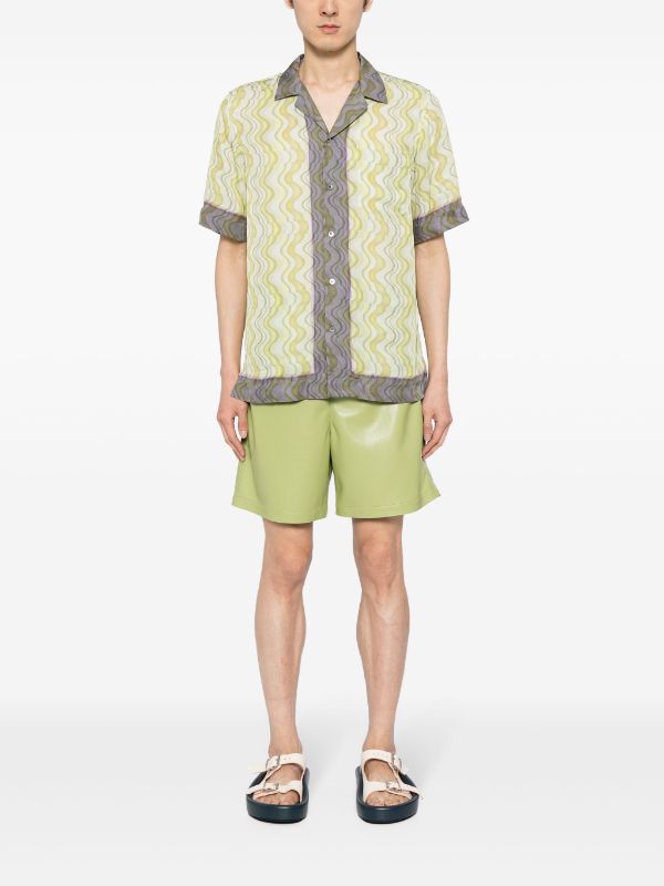 DRIES VAN NOTEN - Men Printed Short Sleeve Shirt