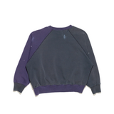 Black sweatshirt, back view