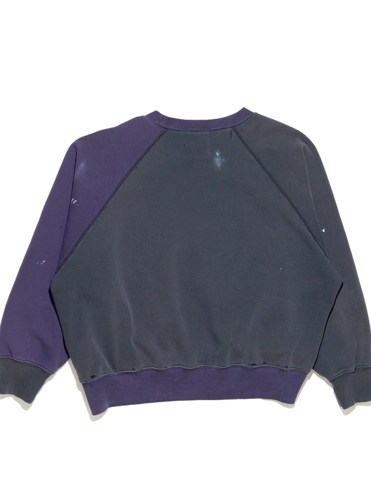 Black sweatshirt, back view