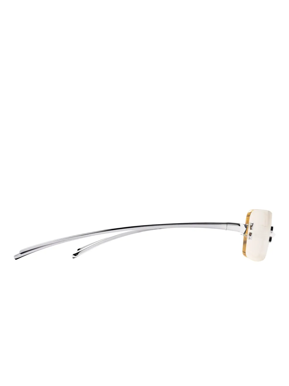 Silver sunglasses,side view