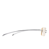 Silver sunglasses,side view