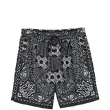 Black shorts, front view