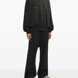 Black sweatshirt, full body view