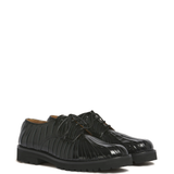 black shoes, side view