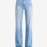 Blue jeans, front view